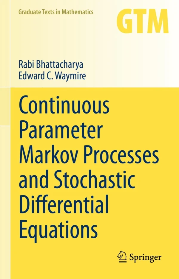 Continuous Parameter Markov Processes and Stochastic Differential ...